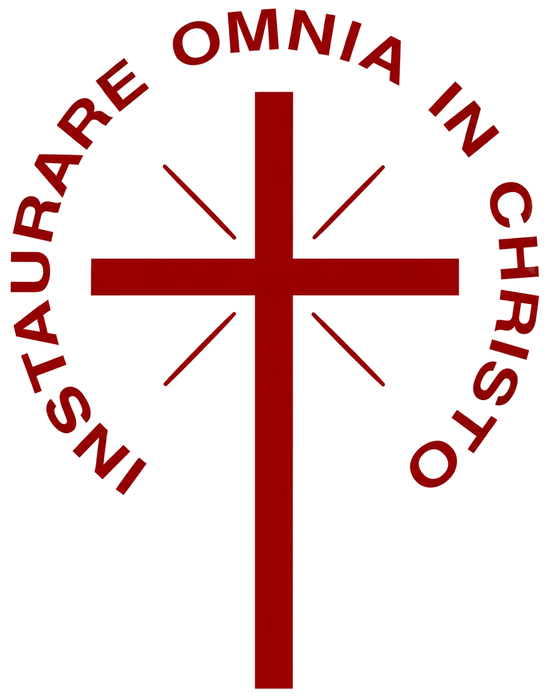 Emblem of the Sons of Divine Providence — Instaurare omnia in Christo