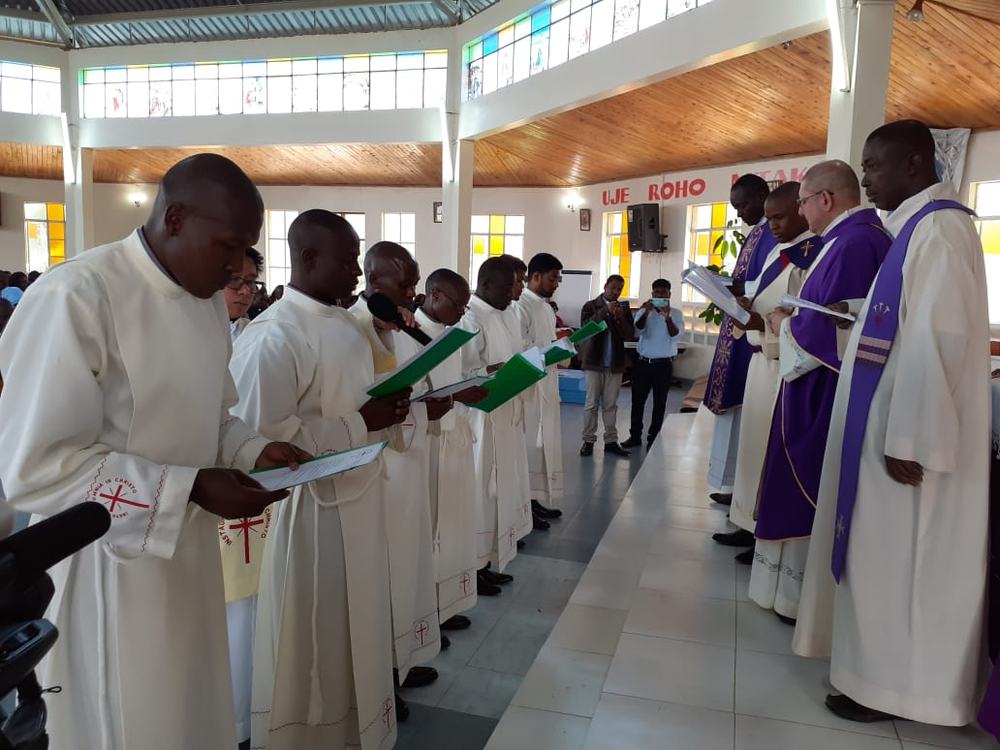 Seven clerics profess perpetual vows at Kandisi