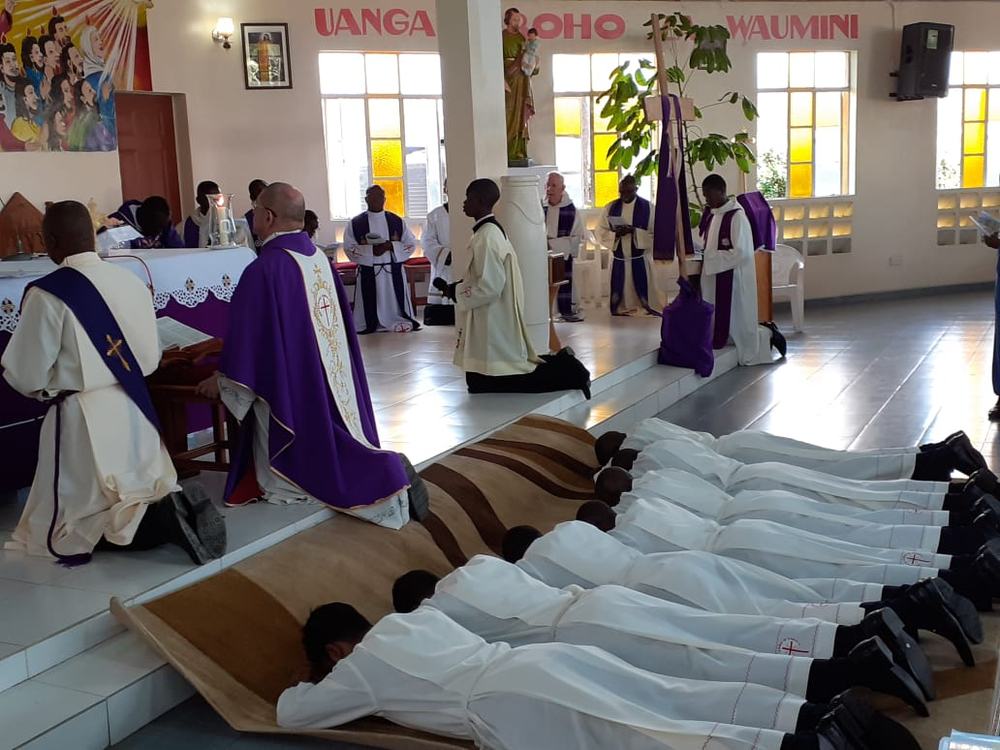 Seven clerics profess perpetual vows at Kandisi