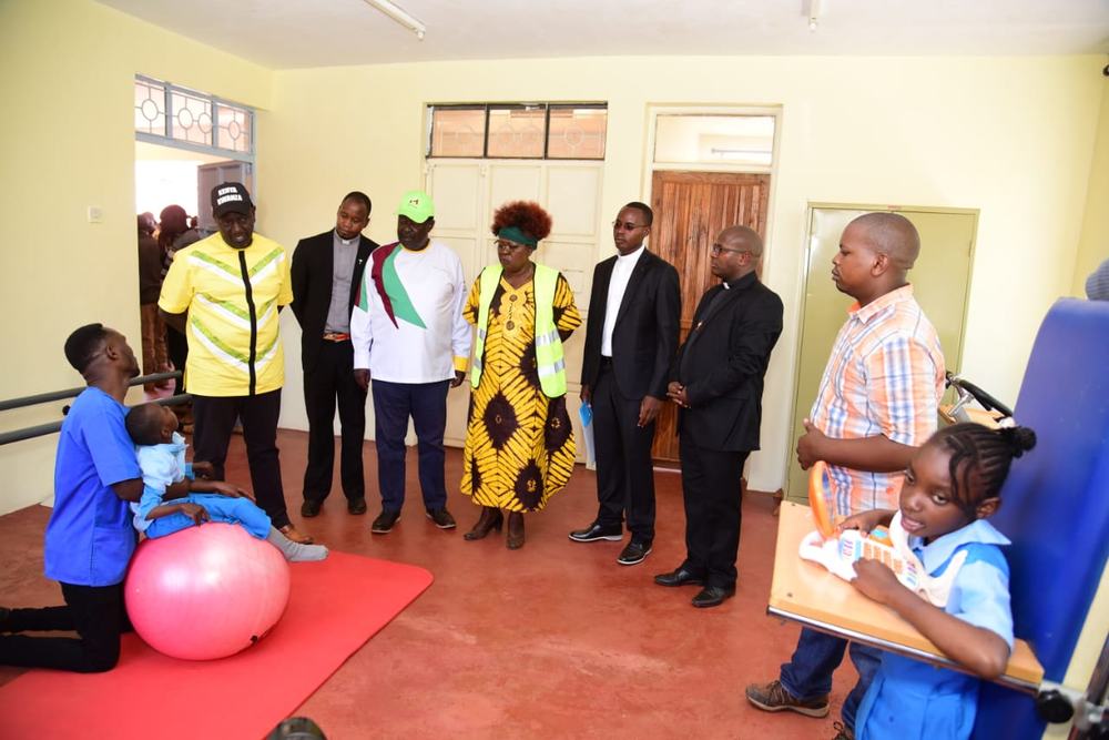 The Deputy President visits the Don Orione Centre at Kaburugi