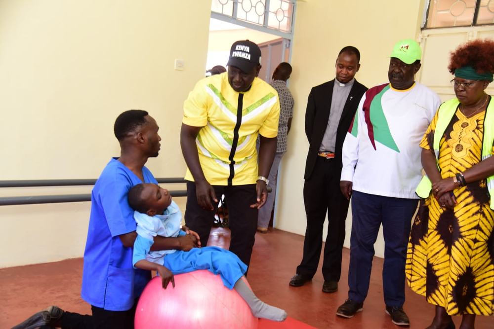 The Deputy President visits the Don Orione Centre at Kaburugi