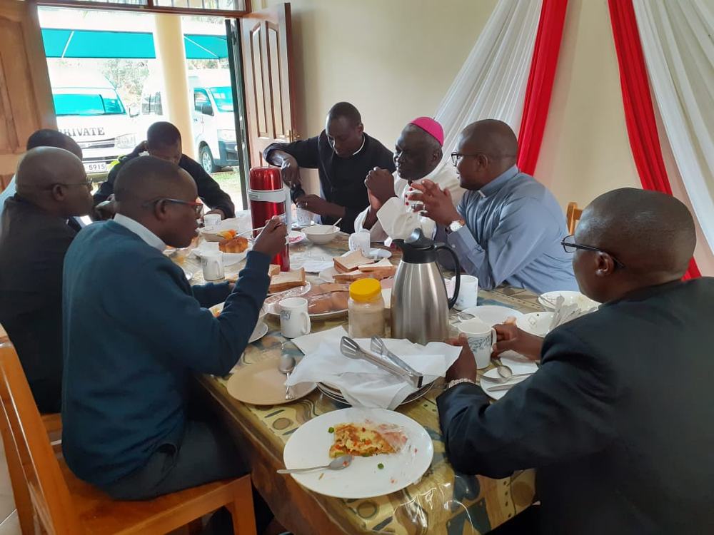 Archbishop Philip Anyolo institutes six brothers as readers and acolytes