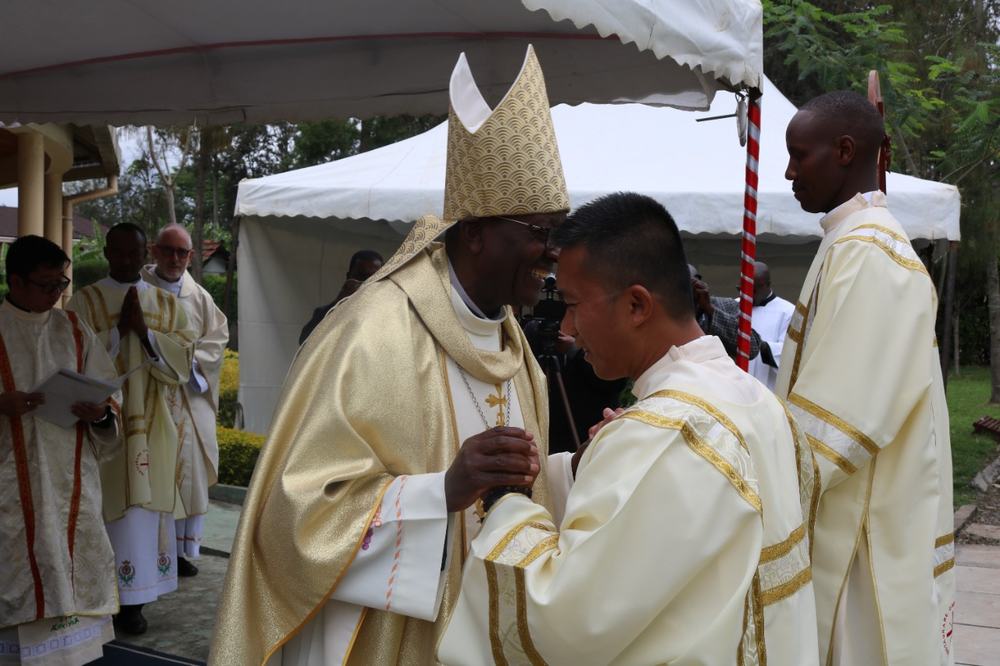 Two clerics ordained deacons on the feast of St. Luigi Orione