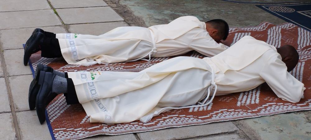 Two clerics ordained deacons on the feast of St. Luigi Orione