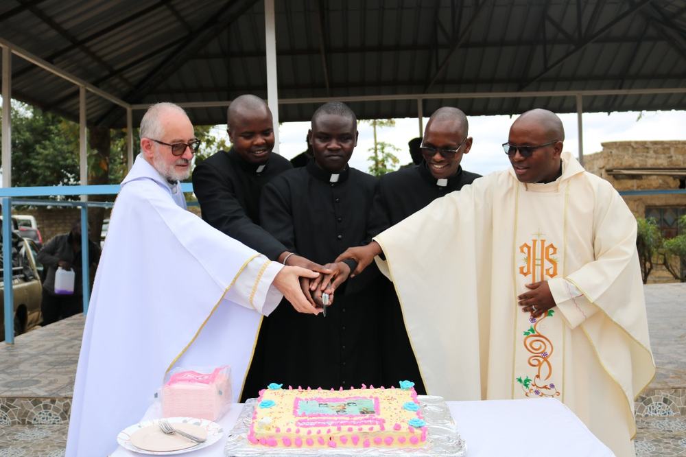 Three novices make their first profession at Gaitu