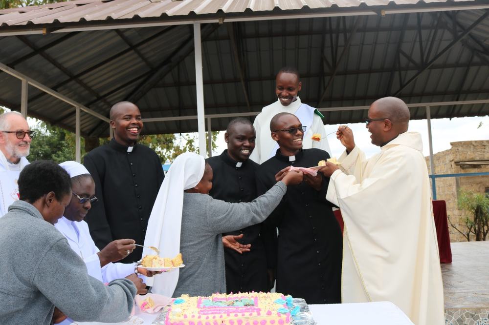 Three novices make their first profession at Gaitu