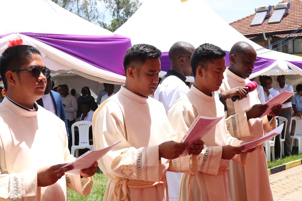 Four clerics profess perpetual vows