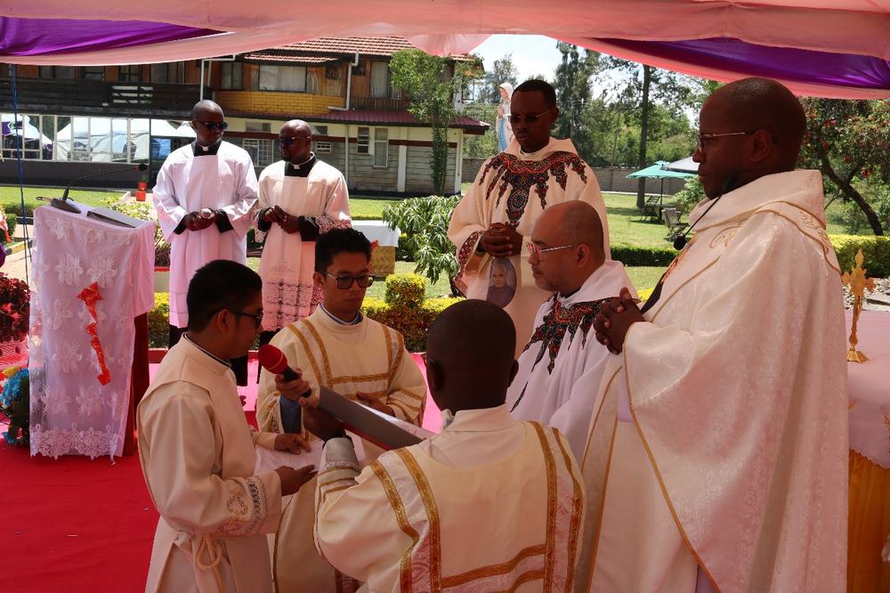 Four clerics profess perpetual vows