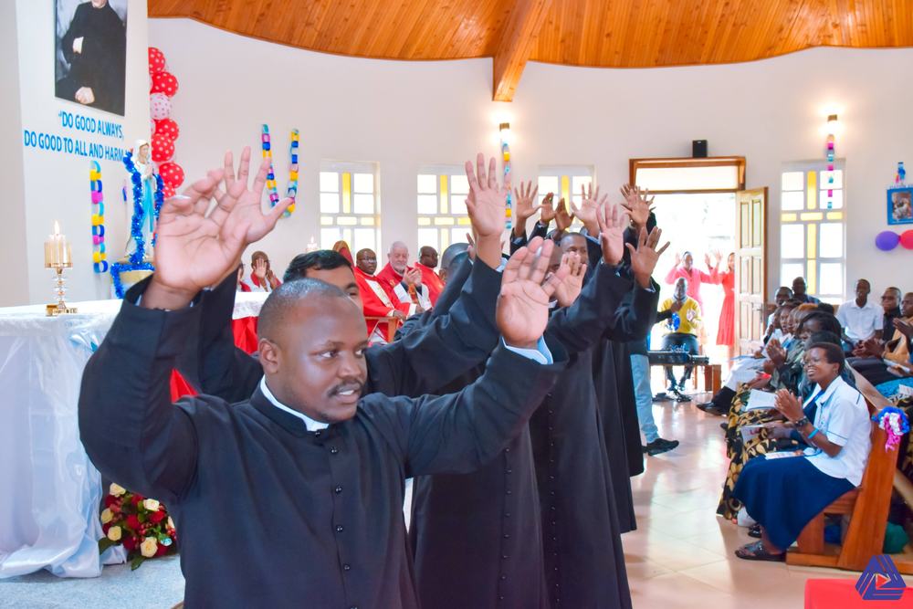 Nine novices make their first religious profession